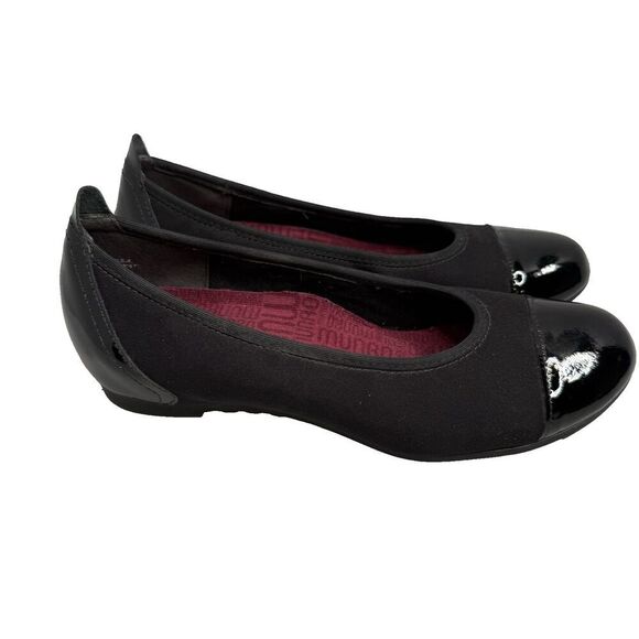 Munro Slip-On Loafer Shoes Size 6M Traveler Black Stretch Fabric Made In USA - Picture 2 of 16